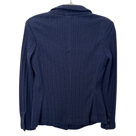 Joie 2-Button Front Closure Cable Knit Blazer - Picture 7 of 13